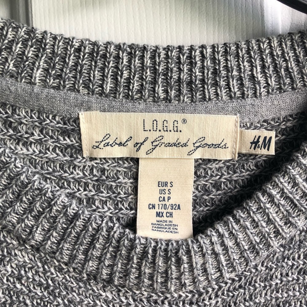 Grey Knit Sweatshirt - Picture 3 of 3